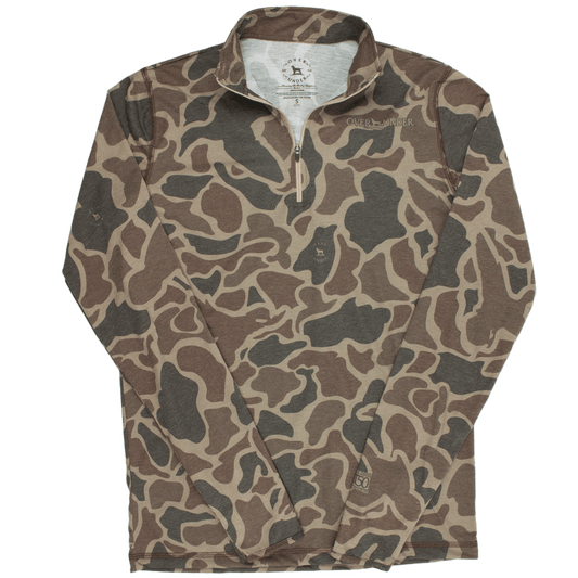 Core Layer 1/4 Zip Pullover Duck Camo - Over Under Clothing