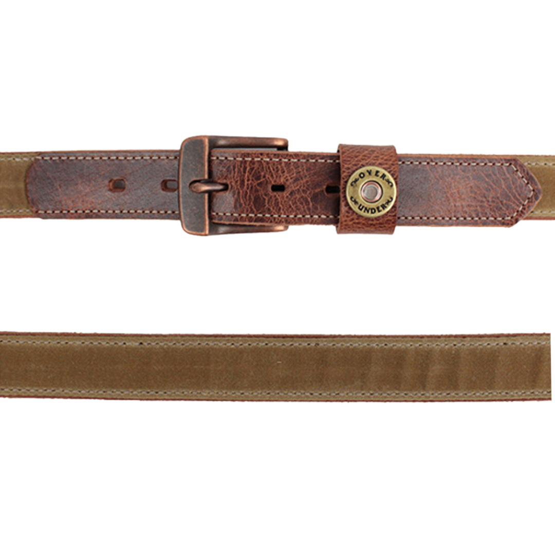 The Field Tan Waxed Canvas Belt