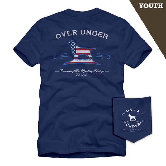 S/S Youth Freedom Lab T-Shirt Navy