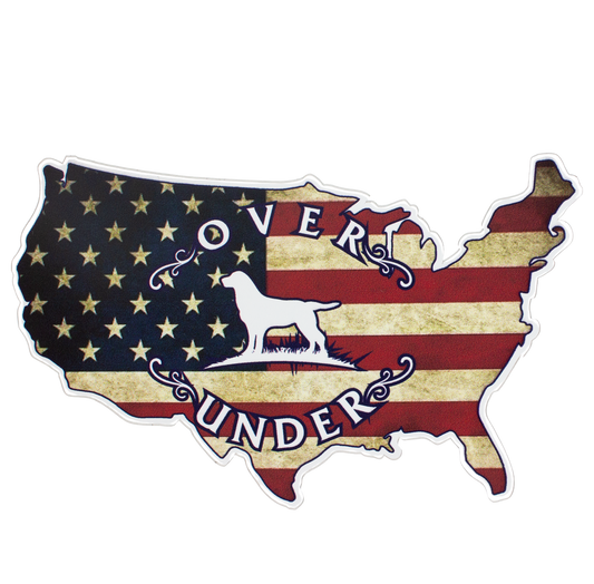 USA Map Logo Sticker