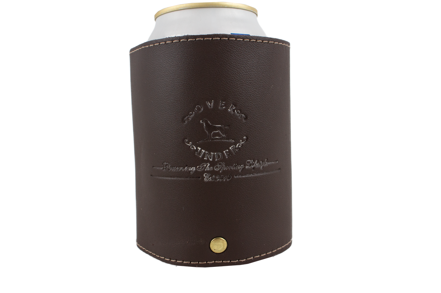 Gentlemen's Leather Can Cooler - Over Under Clothing