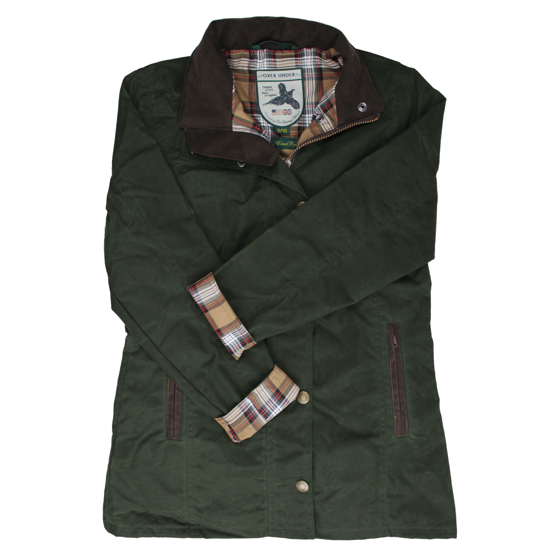 Women's Waxed Briar Jacket Olive - Over Under Clothing