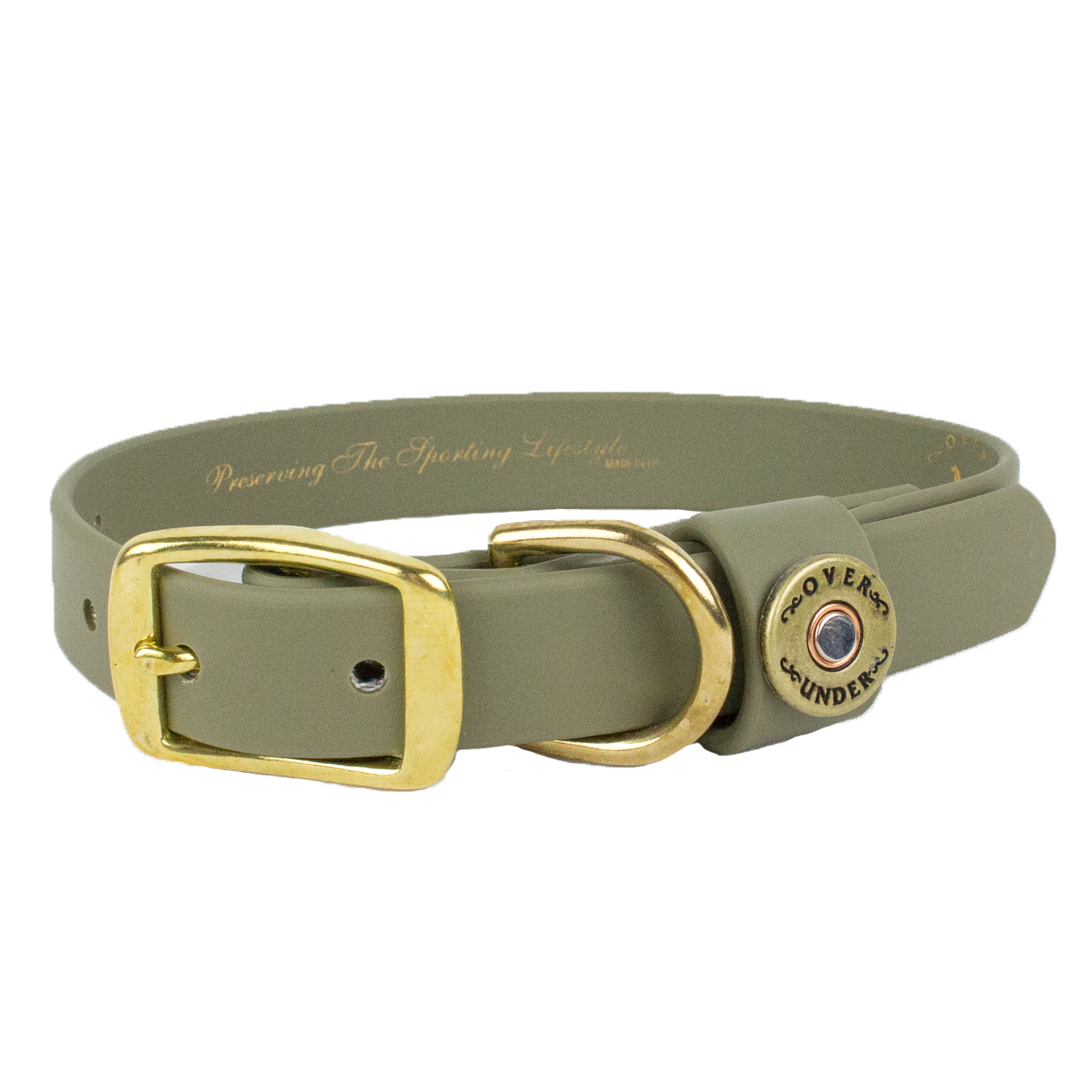 Water Dog Collar Olive