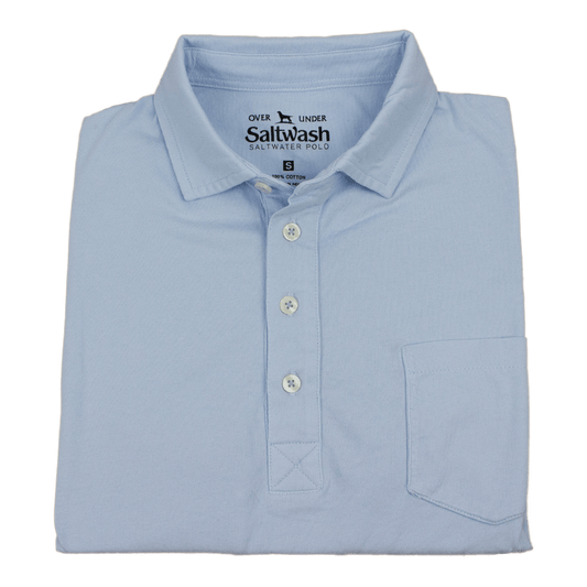 Saltwash Polo Salty Blue - Over Under Clothing