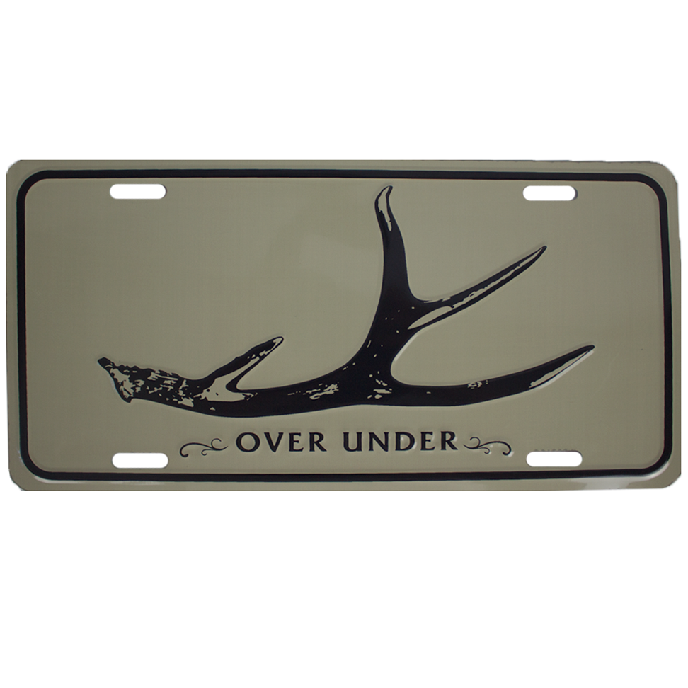 Shed Hunter License Plate - Over Under Clothing