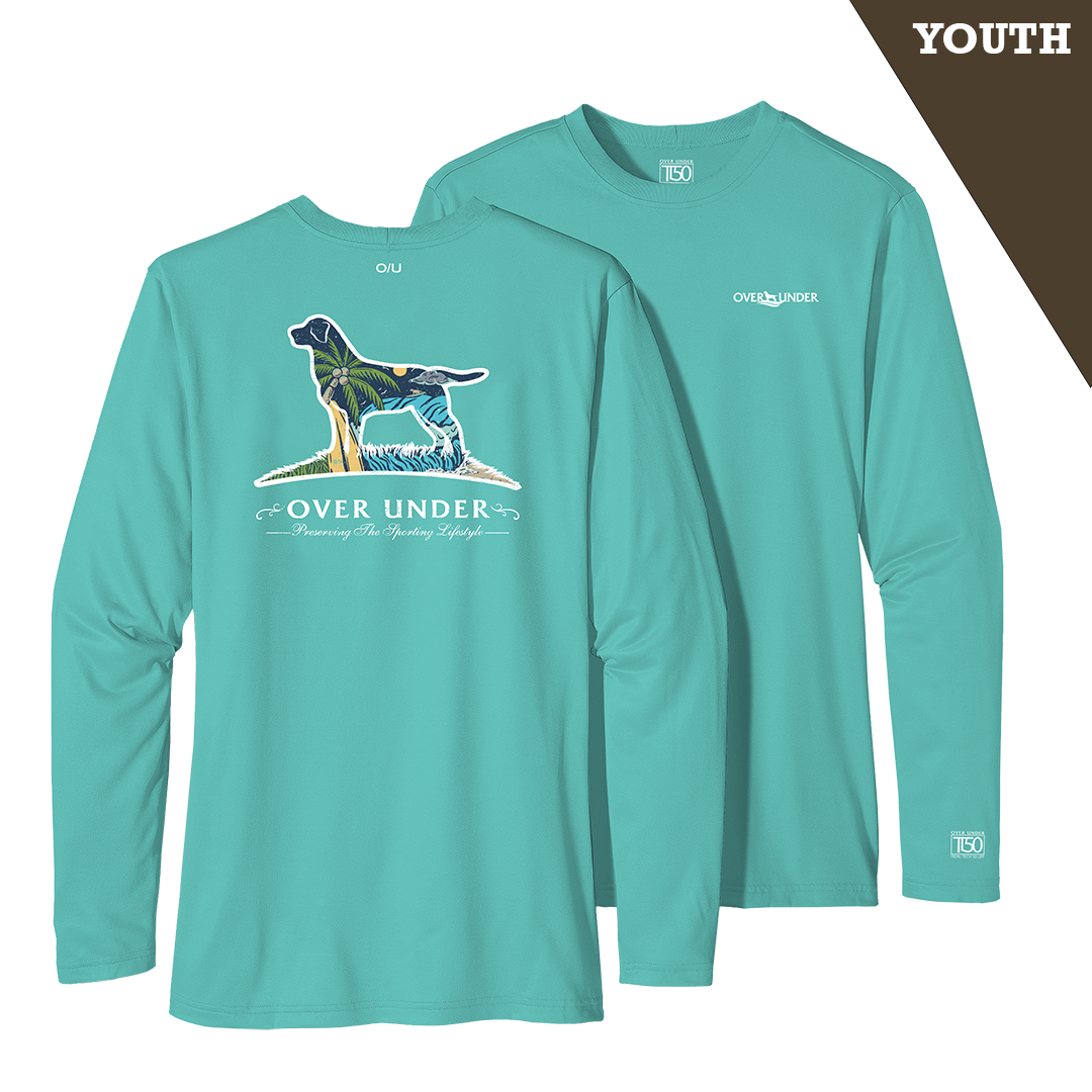 L/S Youth Tidal Tech Tropic Dog