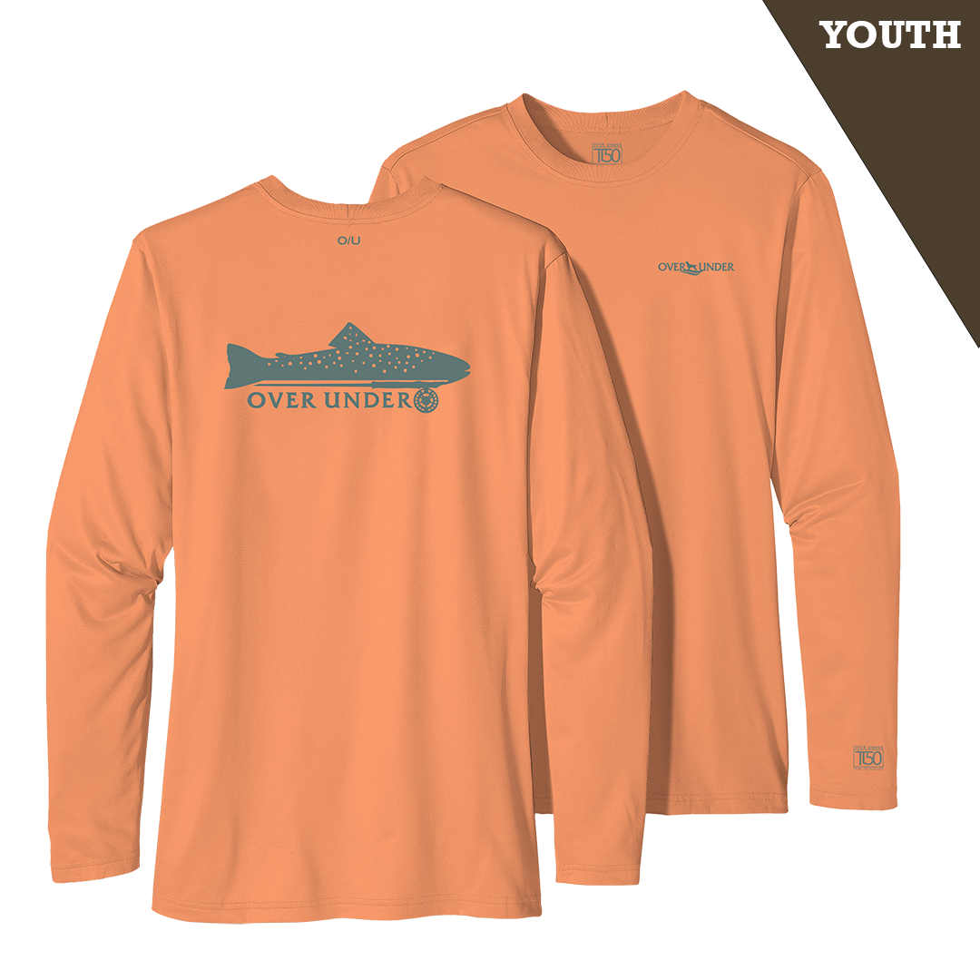 L/S Youth Tidal Tech Trout on Fly