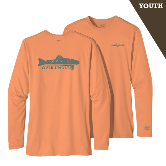 L/S Youth Tidal Tech Trout on Fly