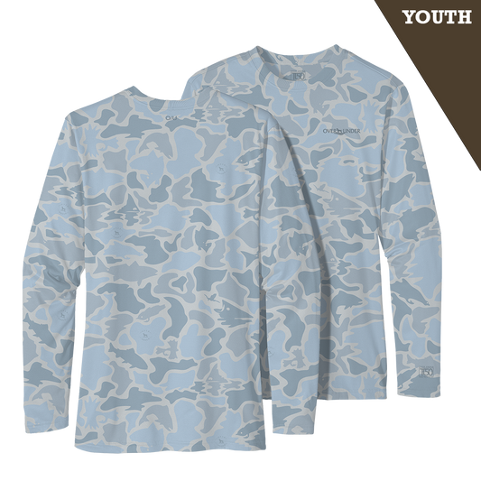 L/S Youth Tidal Tech Water Camo