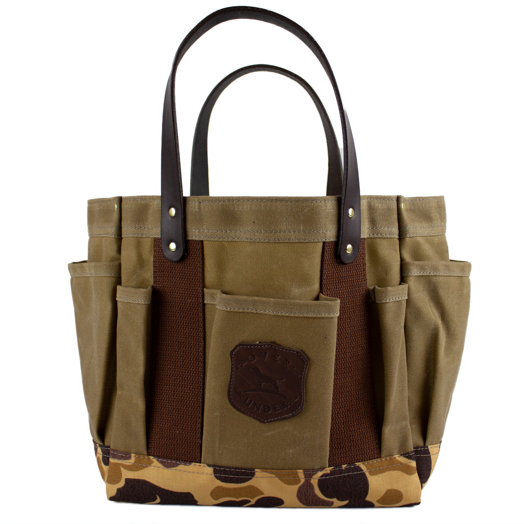 Waxed Rigger's Tote Field Tan/Camo