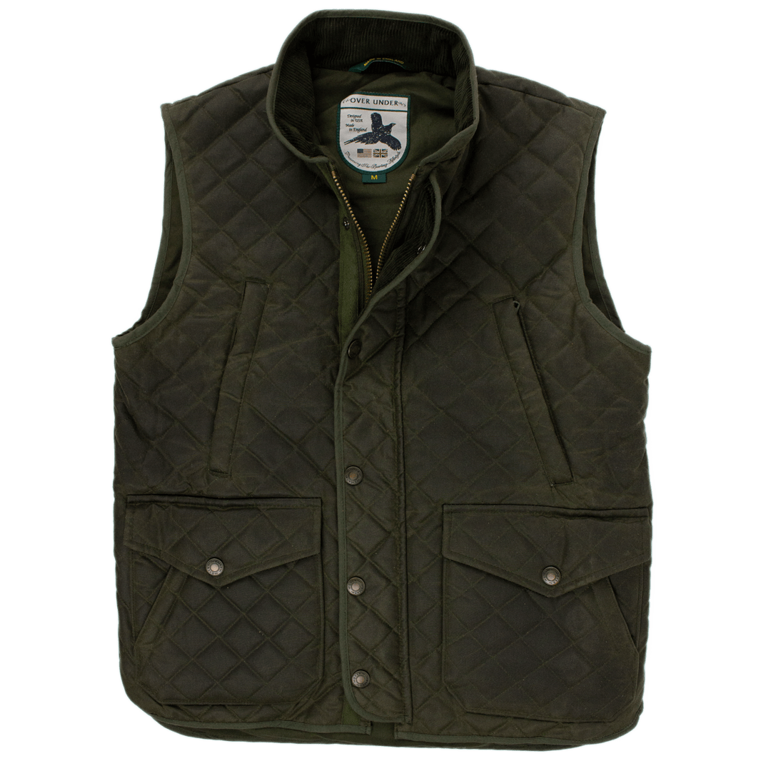 The Whitby Vest Olive - Over Under Clothing