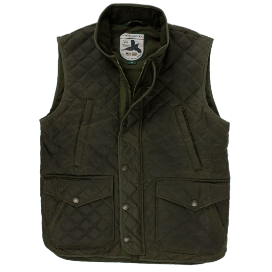 The Whitby Vest Olive - Over Under Clothing