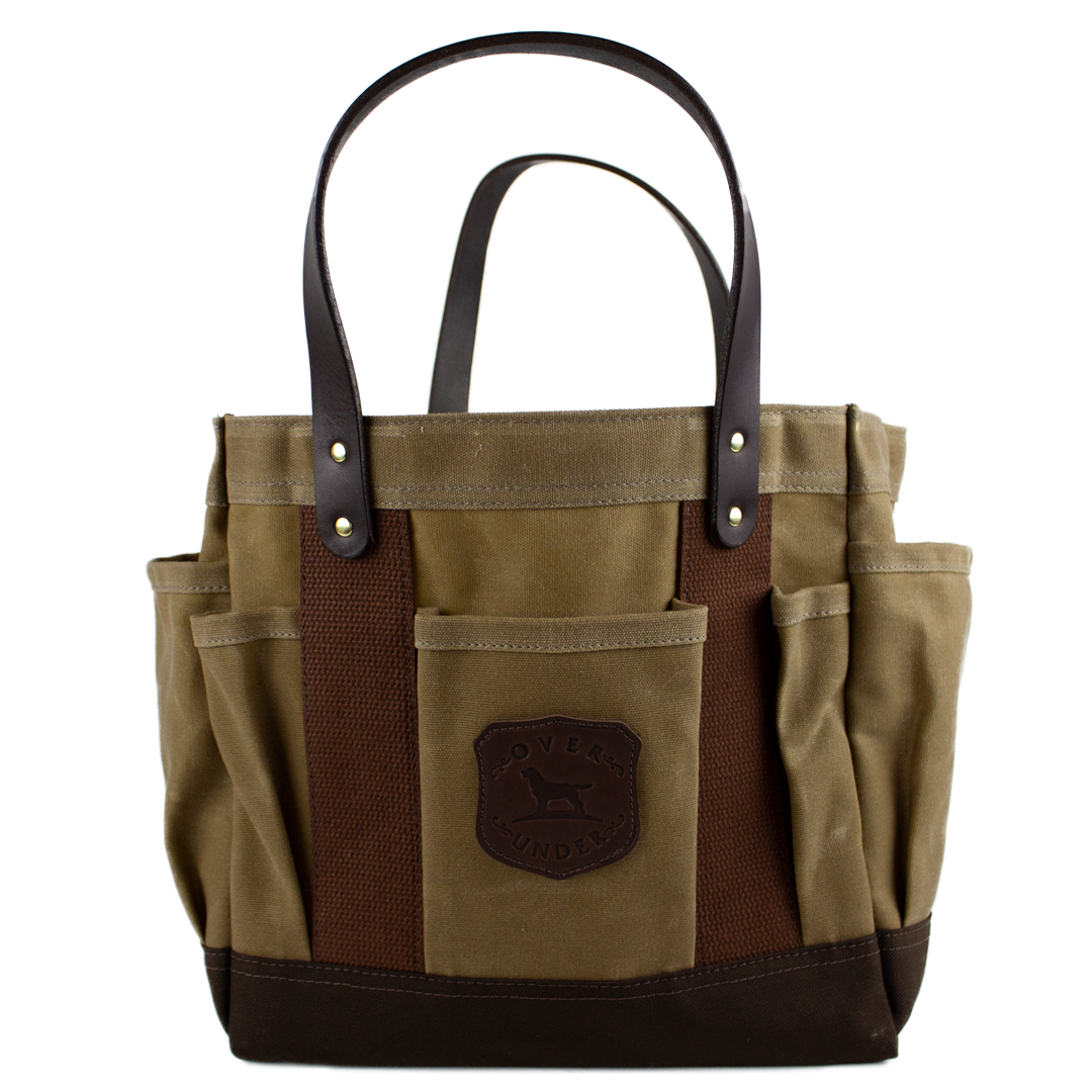 Waxed Rigger's Tote Field Tan/Brown - Over Under Clothing