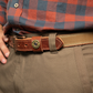 The Field Tan Waxed Canvas Belt